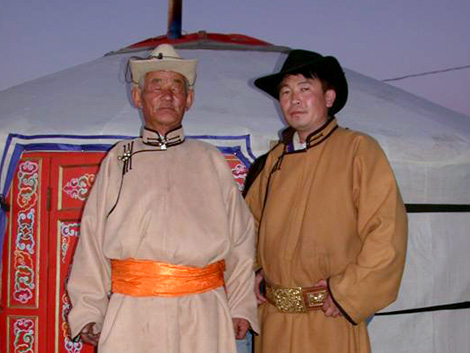 Mongolian wedding celebrations