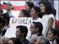 सानिया के प्रशंसक