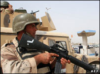 سرباز عراقی در بصره