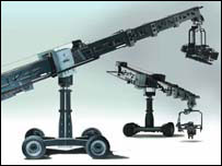 Jeřáby pro kamery (ilustrační foto)