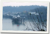 Golygfa o Fangor o Fôn