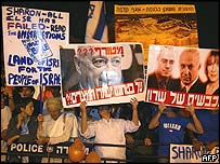 O primeiro-ministro Ariel Sharon