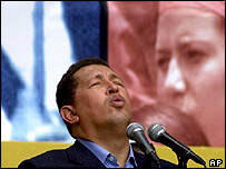 O presidente da Venezuela, Hugo Chavez