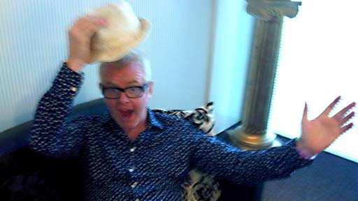 Chris raises his hat to Sir Cliff Richard