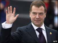 російський президент медведєв