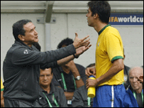 Carlos Alberto Parreira e Kaká
