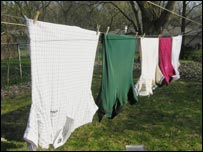 مينځل شوې جامې