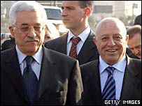 महमूद अब्बास और अहमद क़ुरैई