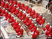 Última missa antes do conclave na Basílica de São Pedro