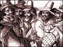 Guy Fawkes and the Gunpowder Plotters