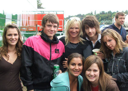 The Arctic Monkeys came round for some tea...