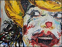 Detail from a painting by Emily Joy