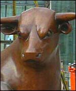Bronze bull
