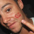 JK gets a smacker on the cheek at Garlands