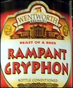 Label of Rampant Gryphon