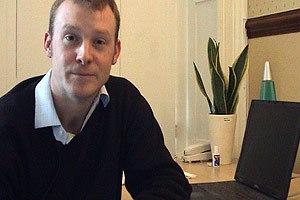 Alex Oxspring left his desk job to begin a new life as a livestock farmer in Gloucestershire