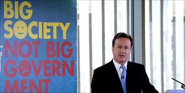 David Cameron and Big Society poster c/o Conservative Party