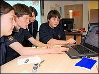 School Report: working on the pc