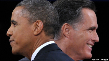 Hai ứng viên trong cuộc tranh luận cuối cùng