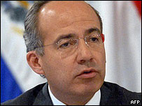 President Felipe Calderon of Mexico
