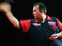 Phil Taylor at the World Darts Championships