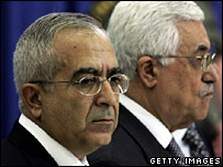 سلام فیاض و محمود عباس