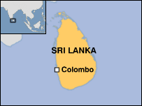 نقشه سریلانکا