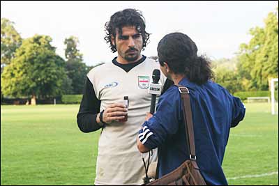 تمرین تیم فوتبال ایران در انگلستان