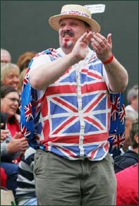 温网赛场英国球迷