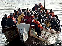 Emigrantë senegalezë