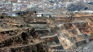 Mina peruana (Foto Wikicommons/Ottocarotto)