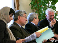 لاريجانی و سفيران خارجی