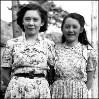 Yvonne (right) and her sister