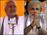 नीतीश और मोदी